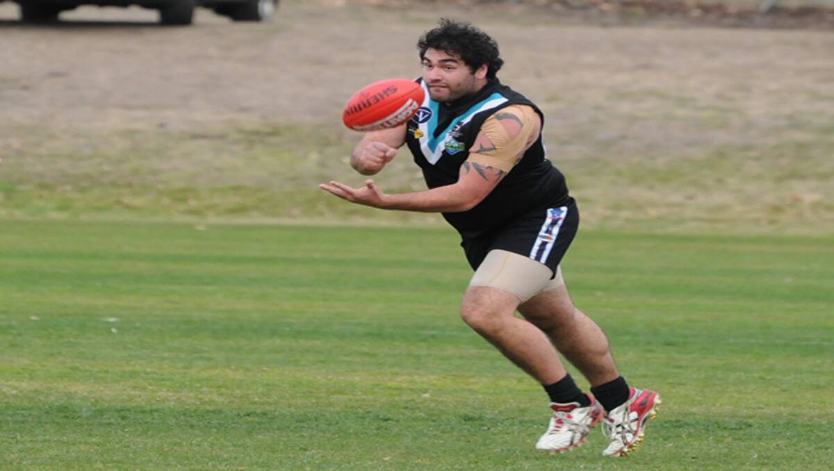 Swifts forward Jeremy Joiner (pictured) booted five goals in last week's thrilling win against Rupanyup. Joiner will need to turn it on again in Sunday's clash with Laharum.
