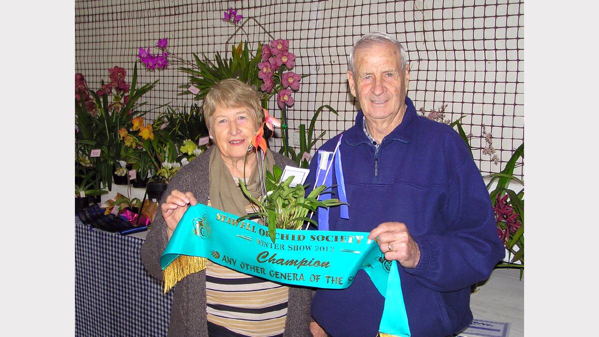 Val and Max Kennedy produced the champion of any other genera at the Stawell Orchid Society's annual Winter show. 