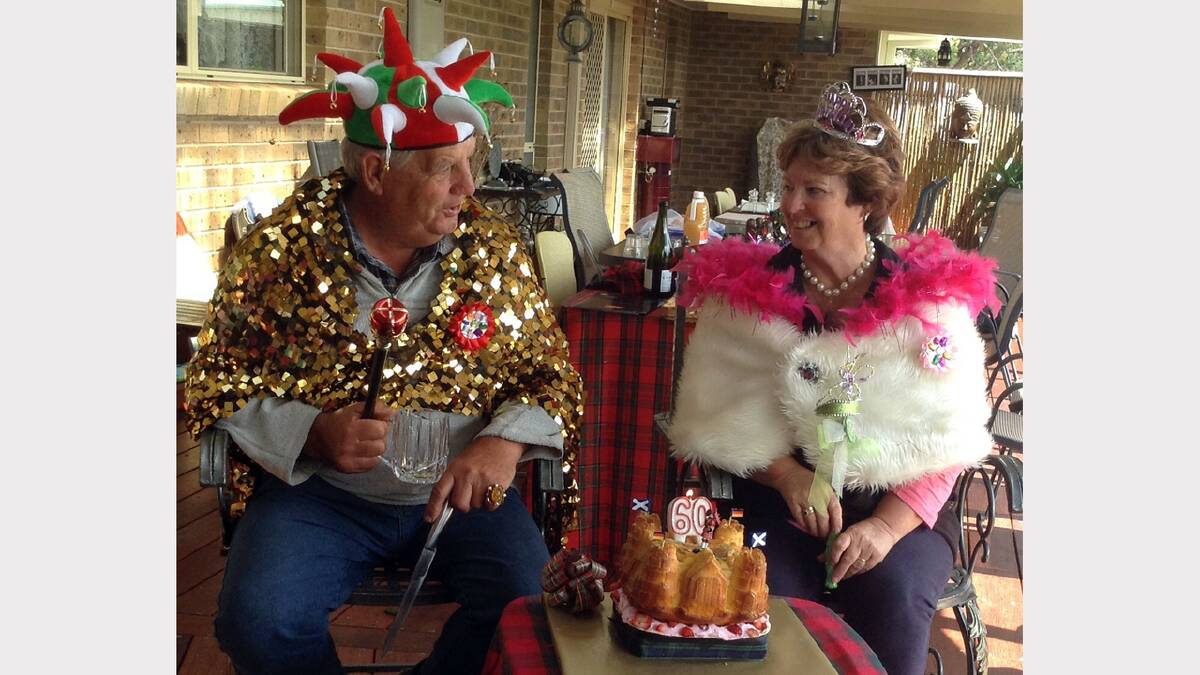 Leon and Joyce Sachse celebrate their sixtieth birthdays.