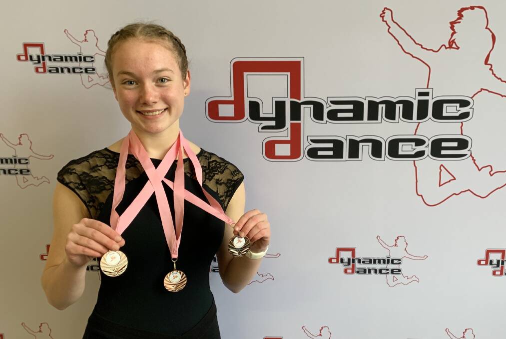 CHAMPS: Alicia Linsley is thrilled to be representing Dynamic Dance Ararat at the Nationals for DanceStar. Picture: CONTRIBUTED