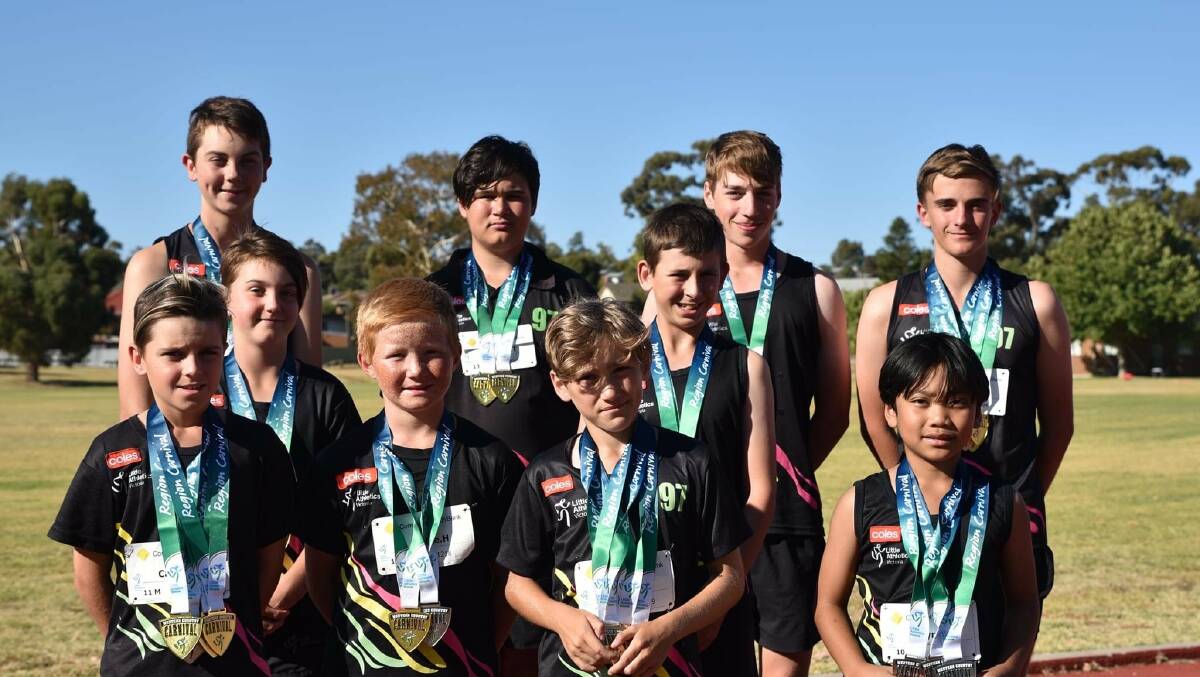 WINNERS: Stawell Little Athletics had a successful Western Country Regional Little Athletics Championships during the last weekend in February, taking home 38 medals in total. Picture: CONTRIBUTED 