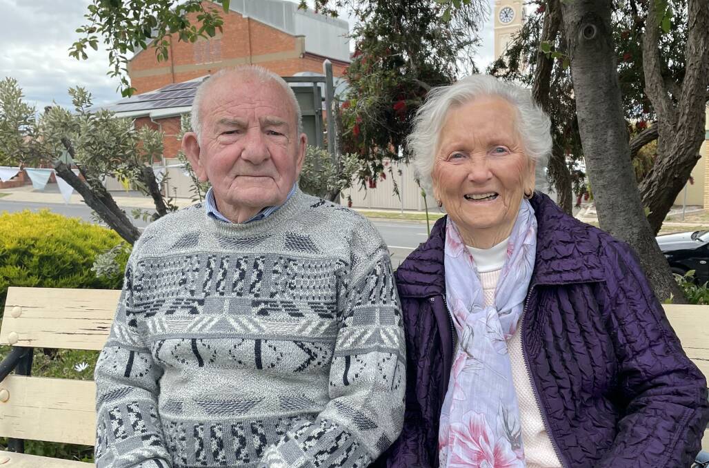 TOGETHER: Don and Bernice Brown celebrate 65 years of marriage. Picture: TALLIS MILES