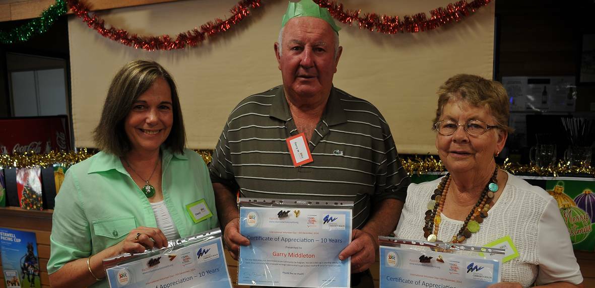 VOLUNTEER: Garry Middleton was recognised for his service to the Stawell community. Picture: FILE