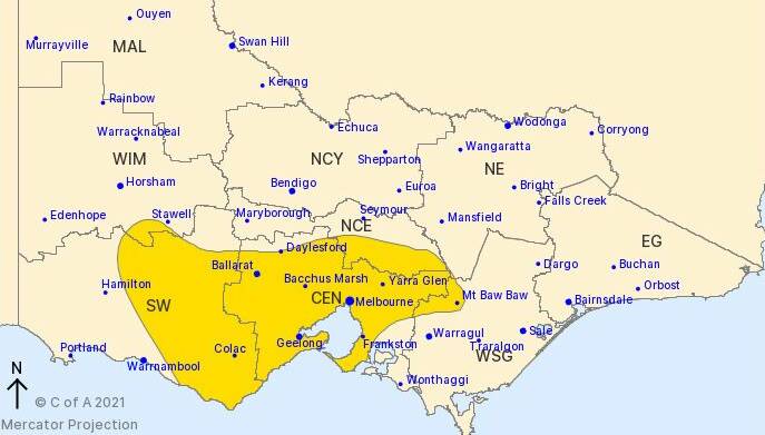 WIND: A weather warning has been issued for parts of Victoria. Picture: CONTRIBUTED
