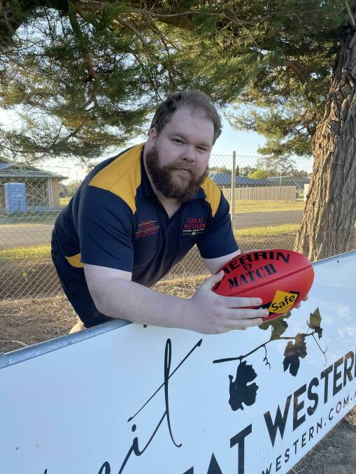 SIGNED: Matt Delzotto is Great Western's senior football coach for 2022. Picture: TALLIS MILES