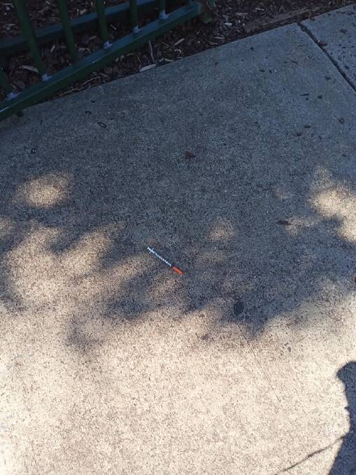 SHARP: A Stawell mother was shocked to see a needle on the path at Cato Park. Picture: TEARA HARMER