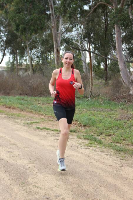 WINNER: Jess Cass on her way to a Stawell Amateur Athletic Club victory. Picture: CONTRIBUTED
