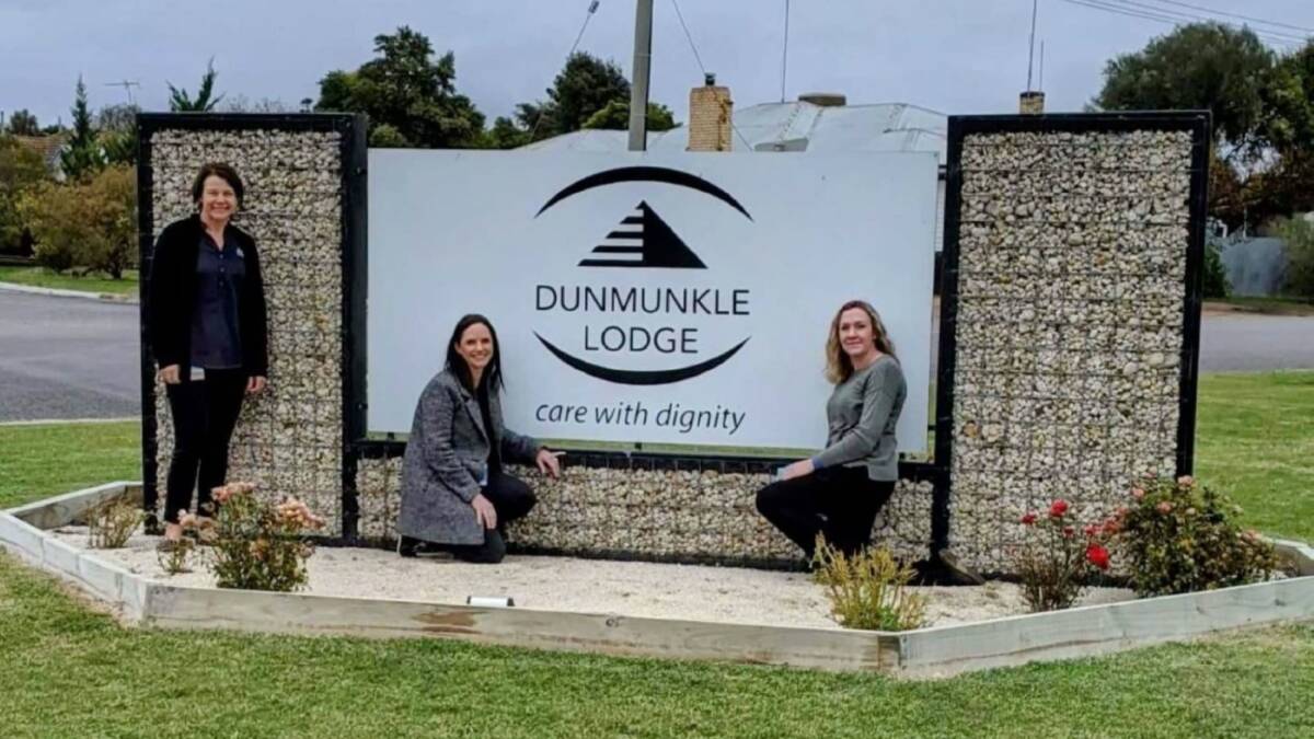 NEW SERVICE: Project officer Anthea Perry and counsellor Cass Roberts from Grampians Community Health join Dunmunkle Lodge clinical care manager Meredith Knoop in welcoming the new psychological therapy services for aged care residents. Picture: CONTRIBUTED