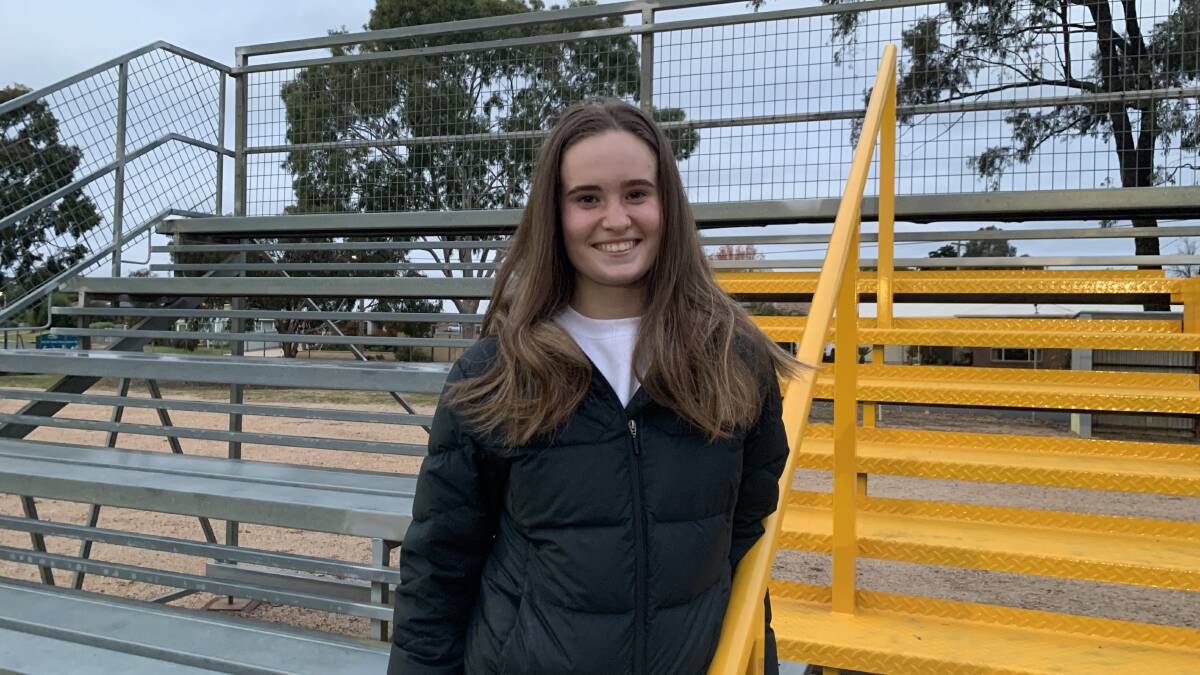 JUNIORS: Eliza Parker is playing with the Swifts under-17 team in 2021. Picture: TALLIS MILES