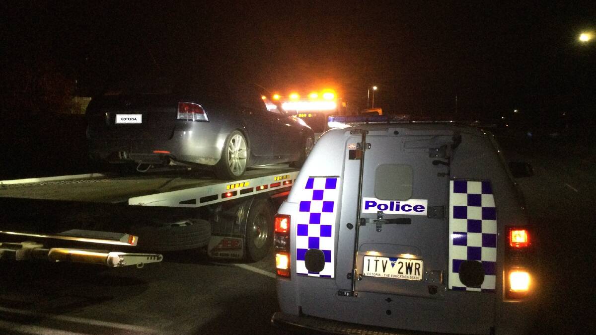 CAUGHT: Stawell Police intercepted a driver with an alleged suspended licence on September 13. Picture: Northern Grampians Police Eyewatch