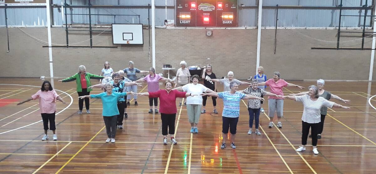 GET ACTIVE: Grampians residents are being encouraged to get active this April, like members of Stawell's Active for life exercise group. Picture: CONTRIBUTED