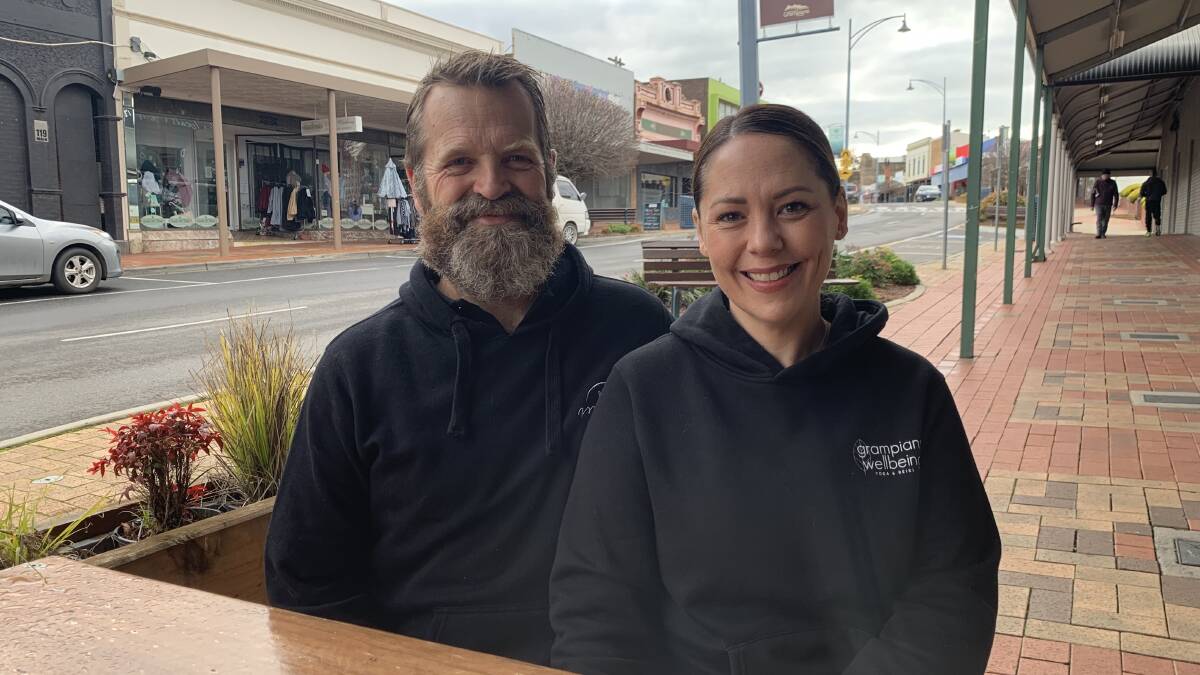 TOUGH: Stawell Small business owners' Sheree and Richard Inglis have faced their share of challenges. Picture: TALLIS MILES