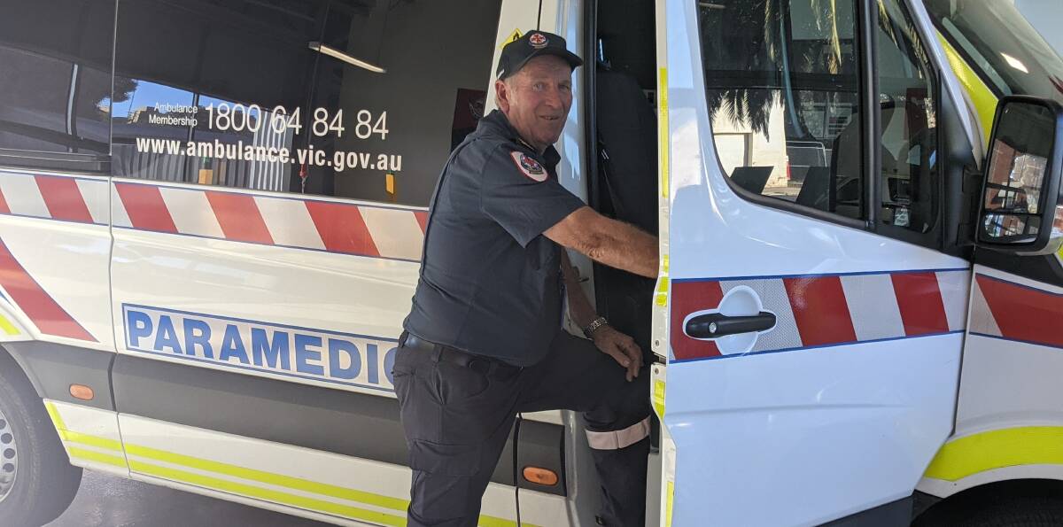 AWARD: St Arnaud's Greg Fithall was awarded an Ambulance Service Medal in the Governor-General's Australia Day awards. Picture: CONTRIBUTED