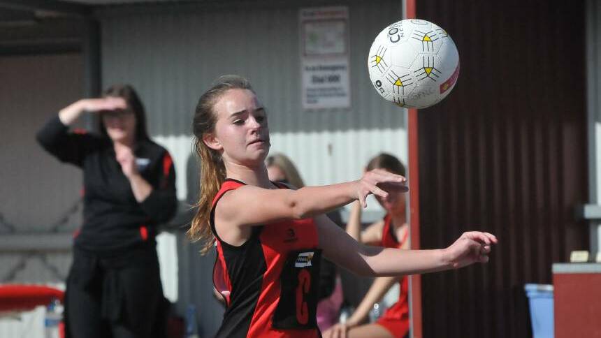 TRIALS: Ruby Peters has scored a spot with the Netball Victoria talent academy trials. Picture: TALLIS MILES