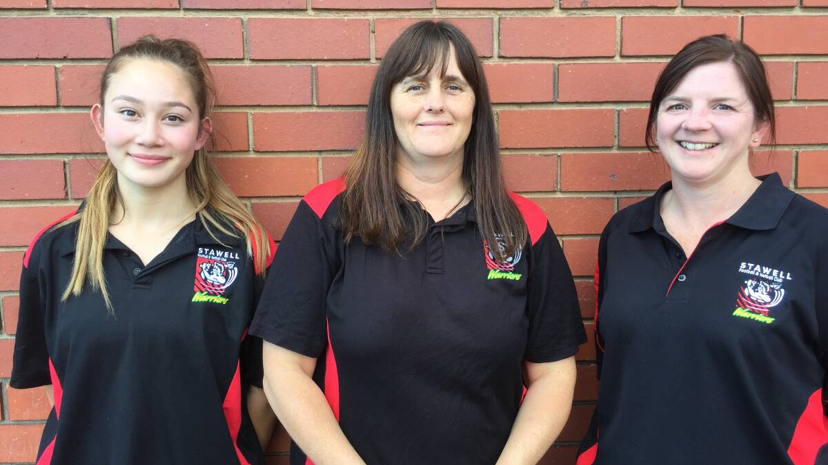 LEADERS: Warriors under-13 netball coach Rita Dyer (left), under-17 coach Christine Graveson and under-15 coach Alicia Gooden. Picture: CONTRIBUTED