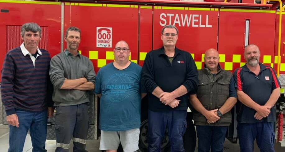 TEAM: Stawell Fire Brigade's new management team led by Mal Nicholson (left), Guy Holden, Aaron Phillips, Ross Erwin, Aaron Croft and Jason Willis. Picture: CONTRIBUTED