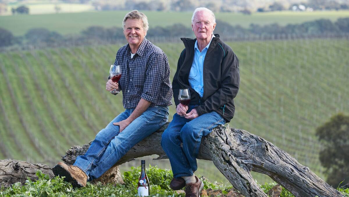 BUSY: Online sales and the summer holidays have kept Best's Great Western Winery owners Ben Thomson (left) and Viv Thomson (right) very busy. Picture: CONTRIBUTED