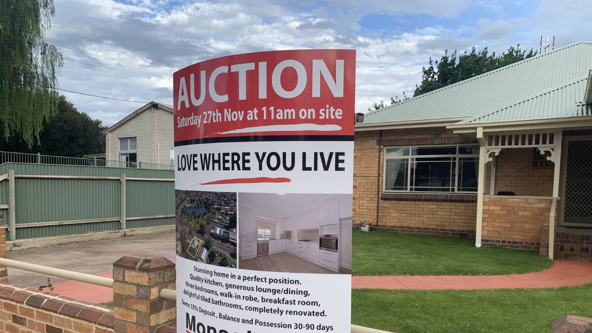 SOLD: Auctions are open and running across Stawell. Picture: TALLIS MILES