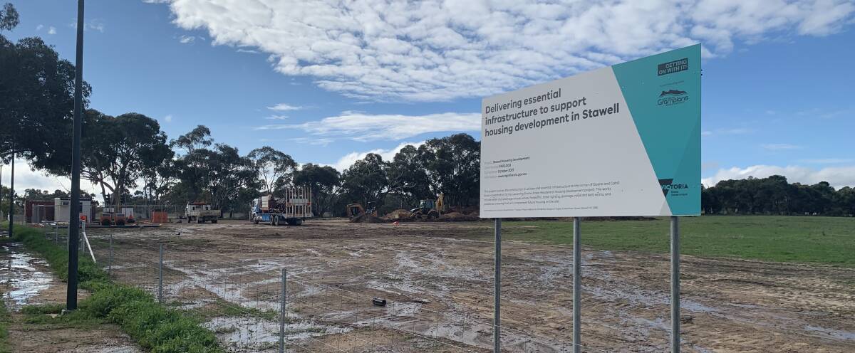 UNDER CONSTRUCTION: Northern Grampians Shire Council have confirmed the Sloane Street development is on track. Picture: TALLIS MILES