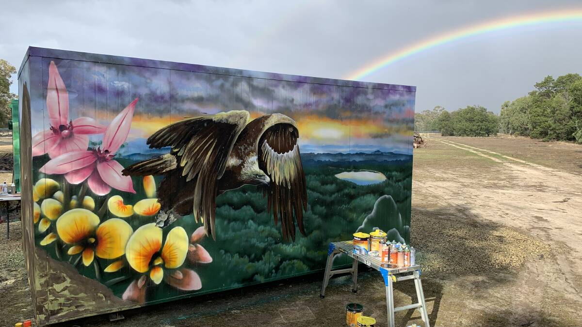 MURAL: WAMA is aiming to create a nature inspired art precinct. Picture: CONTRIBUTED