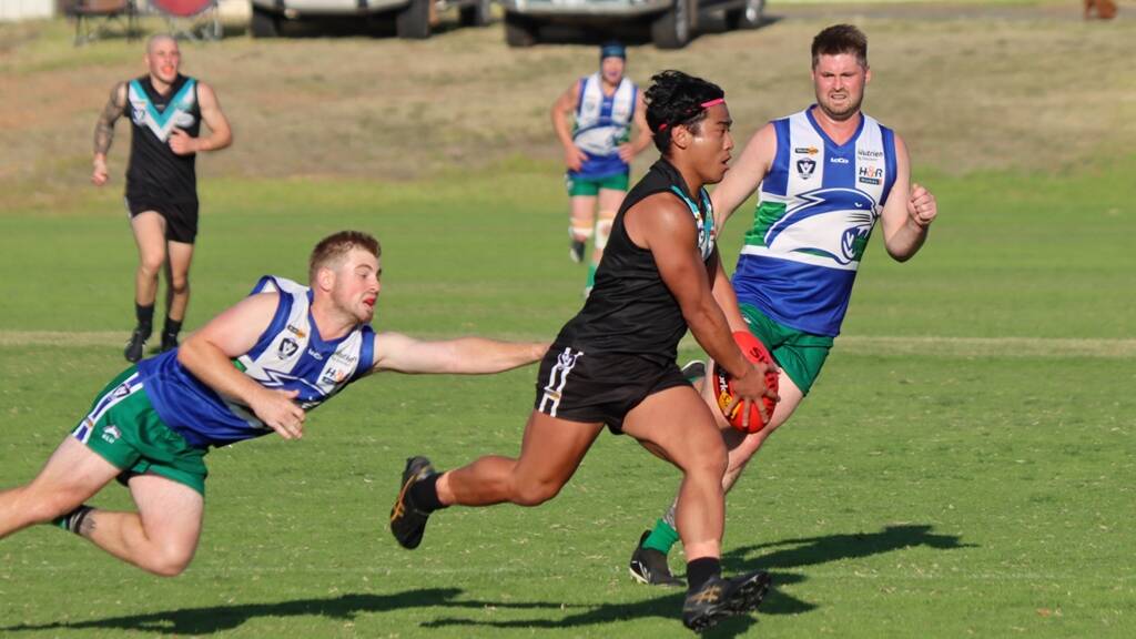 FLYING: Swifts' Senior footballers are top of the HDFNL table after two rounds. Picture: TRISH RALPH