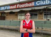 FRUSTRATED: 14-year-old Abby Weir is no longer permitted to play football with boys. Picture: CONTRIBUTED