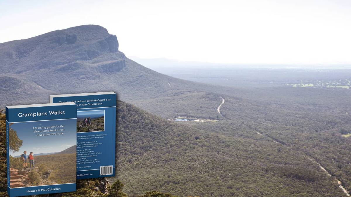 HANDY: The guidebook was designed to give readers all they needed to go before they set off on their own Grampians adventures. 