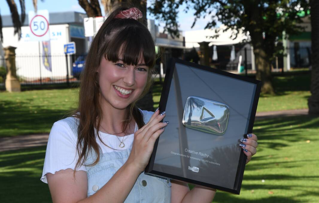 PLAY BUTTON: Silver Play buttons are awarded to creators with 100,000 subscribers. 