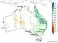 The BOM's December to February rainfall outlook shows markedly higher chances of above average rainfall in eastern Australia.