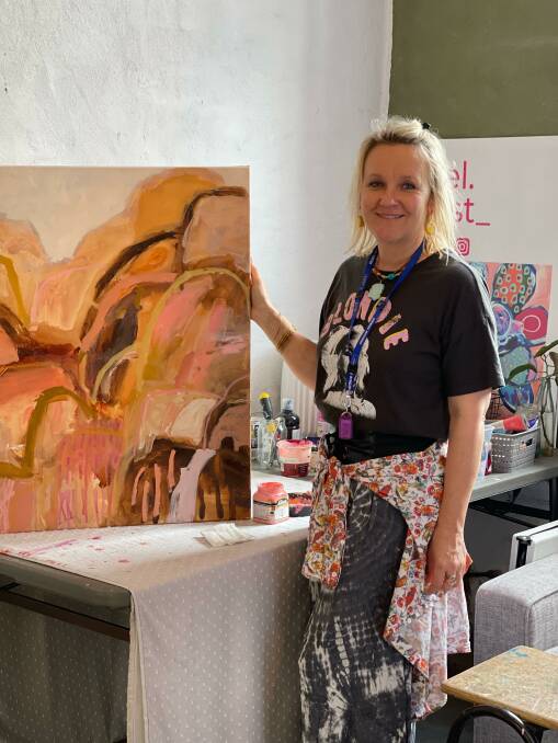 Artist Mel Obst from Natimuk opened an art studio and shop called Tilley and Mango.