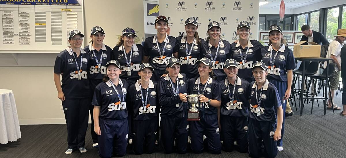 Stawell's Ayva Mitchell and Lilly Reading were part of the Geelong Cricket Club's Marg Jennings Cup victory. Picture supplied