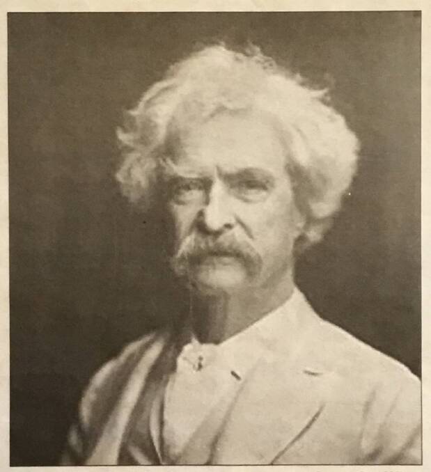 CELEBRITY SPOTTING: Samuel Langhorne Clemens, or Mark Twain as he was better known, visited Stawell in 1895 and many paid four shillings to hear him speak.