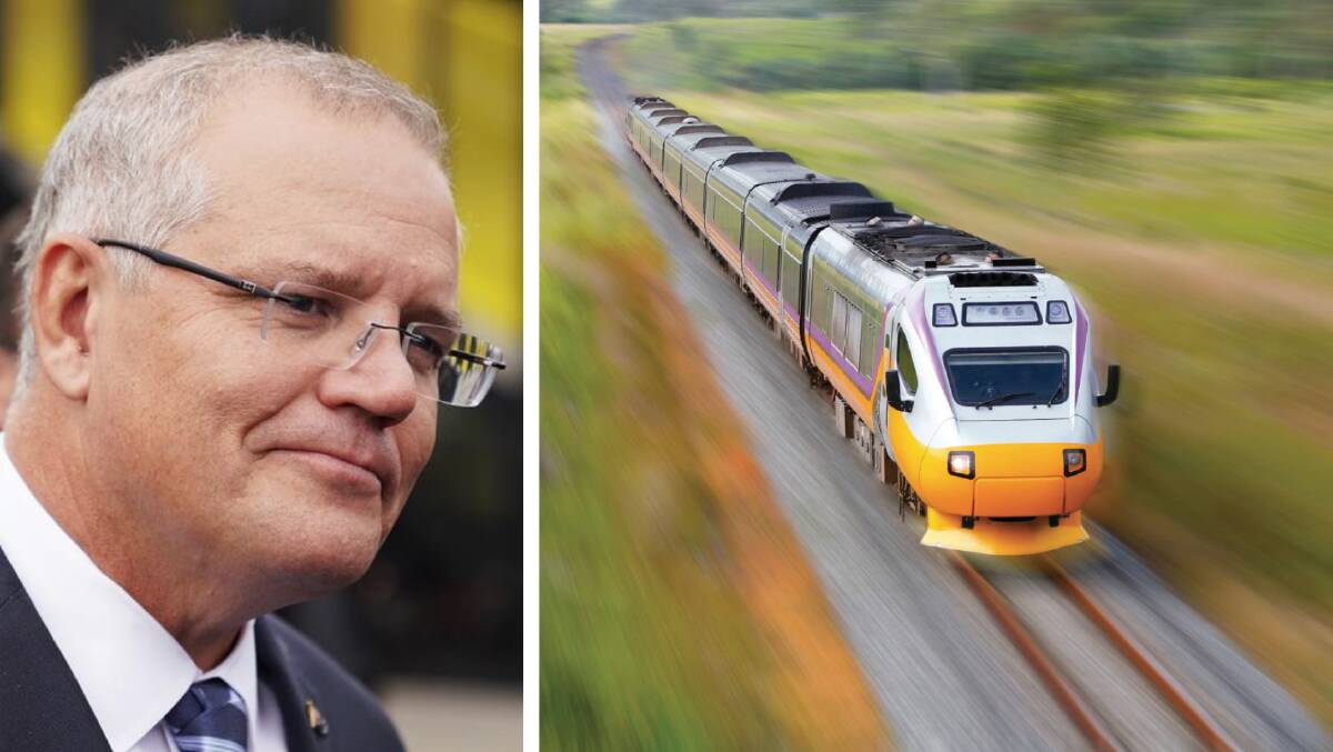 Prime Minister Scott Morrison will announce a $2 billion commitment to develop fast rail links.