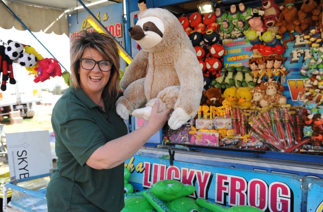 Andrea Cross at a previous Horsham Show. She's excited for this year's virtual show.