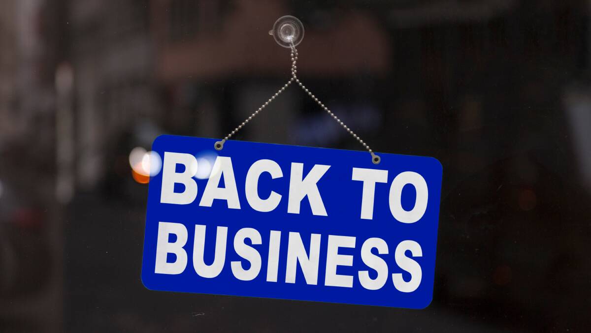 Many businesses are getting back on their feet after the shutdown. Picture: SHUTTERSTOCK