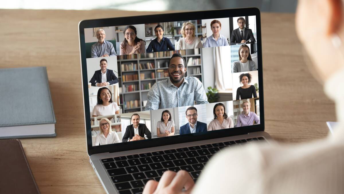 Video meetings, even within the same workplace, could become the new normal. Picture: Shutterstock