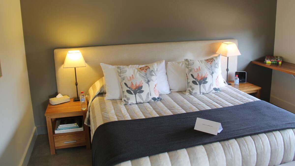 Comfortable elegance … one of Spicers Hidden Vale’s sumptuous bedrooms. 
