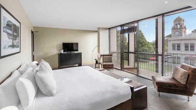 Werribee Mansion's suites are comfortably appointed.