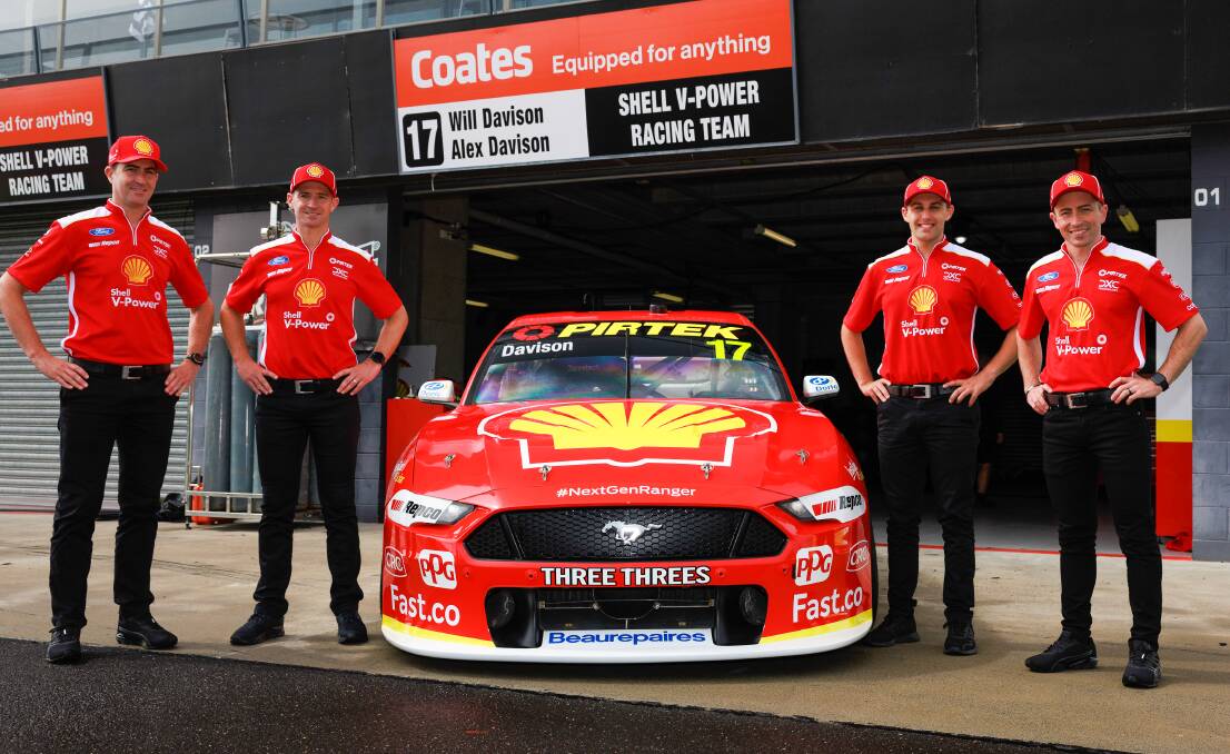 CONTENDERS: The Shell V-Power Racing line-up for this year's Bathurst 1000 - brothers Alex and Will Davison plus Anton De Pasquale and Tony D'Alberto.
