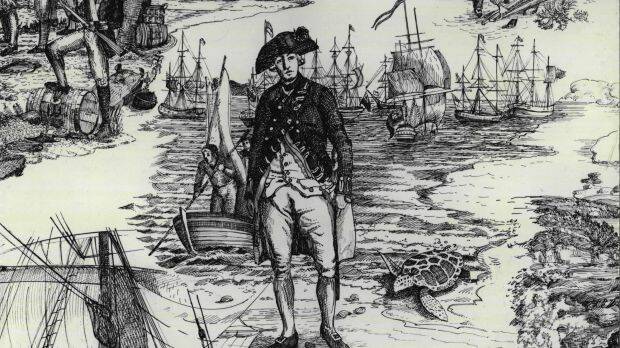 Governor Arthur Phillip skilfully commanded 11 second-rate ships on a perilous 252-day voyage. 