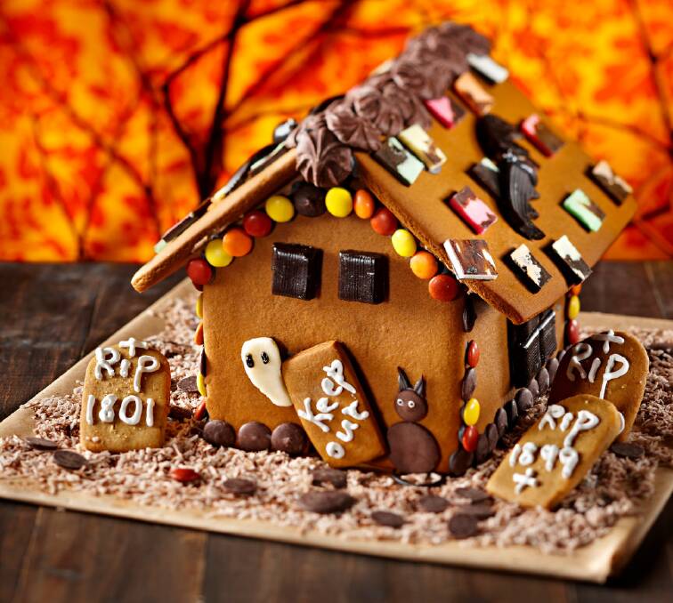 Haunted Halloween gingerbread house. Picture: CSR and White Wings