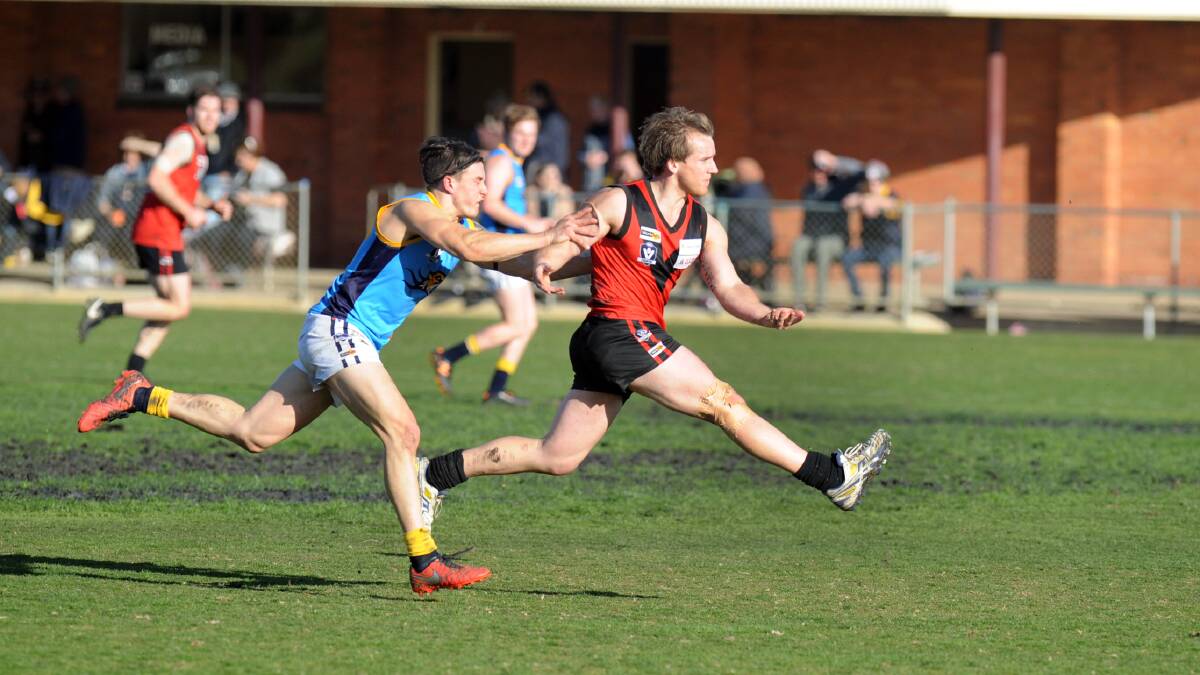 Stawell Warriors were round 13 winners over the Nhill Tigers. Pictures: Paul Carracher