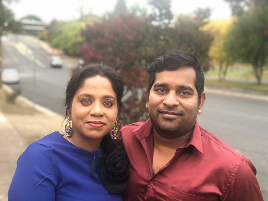 HELPING OUT: Leesha Gunaseelan and Gunaseelan Manoharan of Stawell's National Hotel have been offering free meals to the elderly and those in financial distress. 
