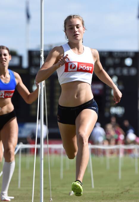 EVOLUTION: The Canberra-trained Sarah Blizzard in action in the Stawell Gift where she has been a key driver in raising the event's profile for women. Picture: Lachlan Bence