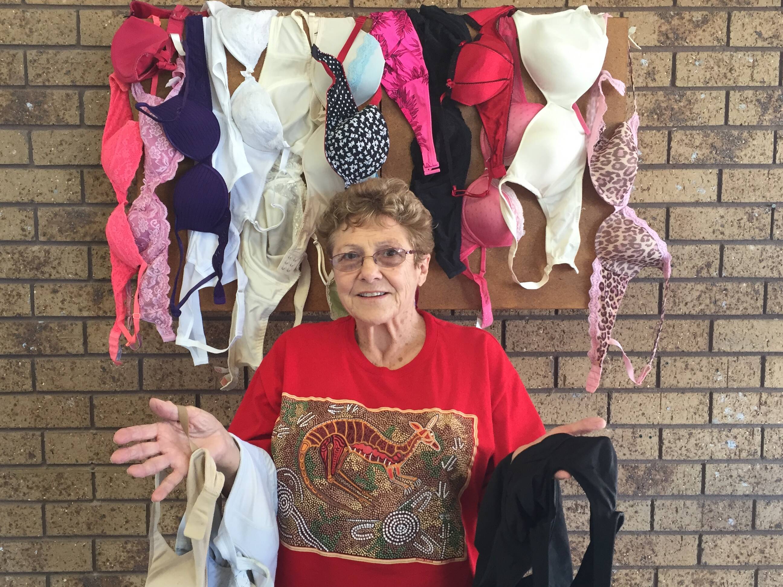 Rotary donating bras for Operation Uplift, The Stawell Times-News