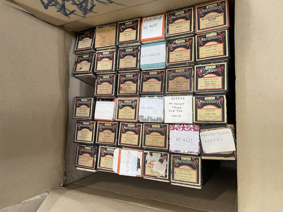 The National Film and Sound Archive is passing on thousands of Master Touch piano rolls which aren't suitable for its collection. Picture: Supplied
