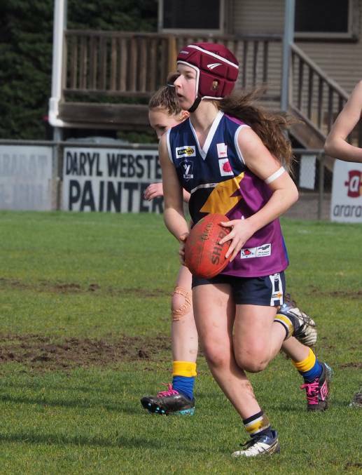 STAR: Lilly Dowling in action for the Storm during a previous youth girls game.