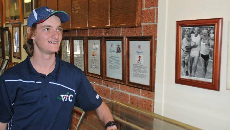HIGH ACHIEVER: Stawell Secondary School student Tom Walker has been nominated for a Victorian School Sport Award. Picture: Peter Pickering