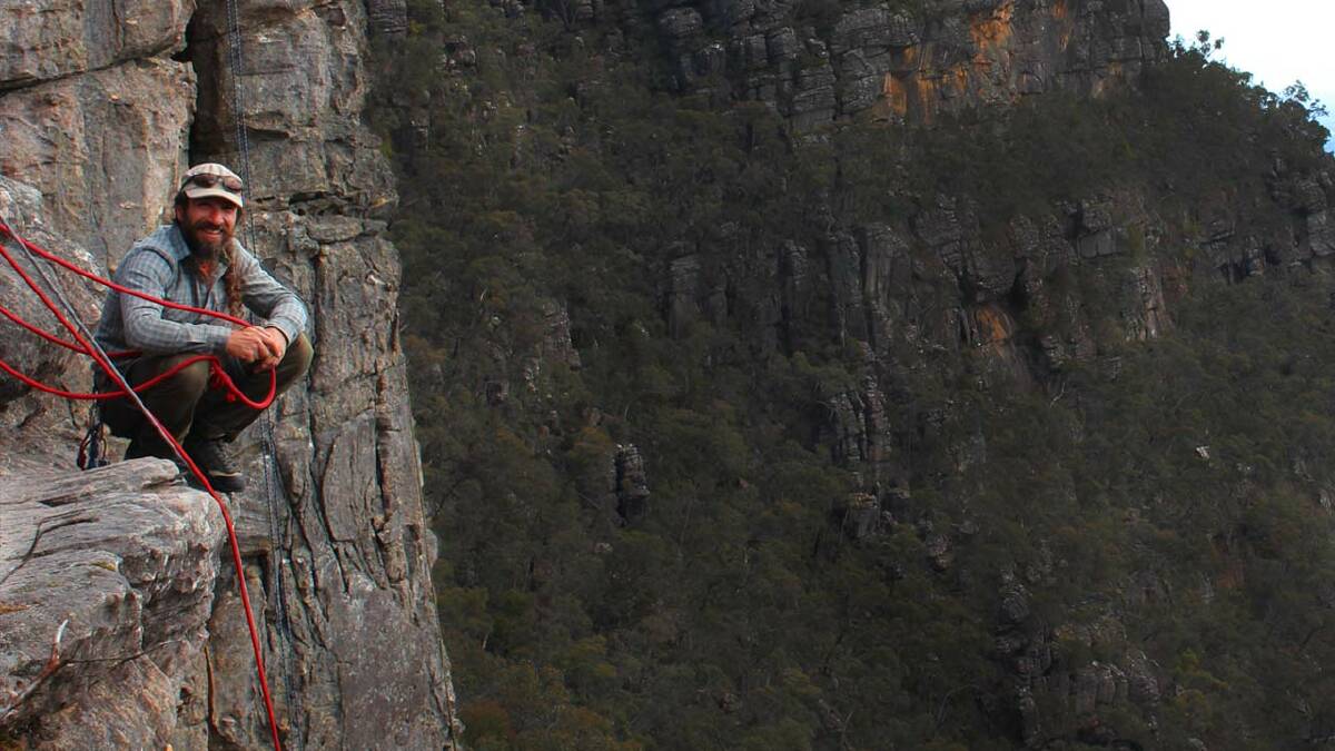 UNHAPPY: Daniel Earl has been running rockclimbing tours in the Grampians for 20 years. Picture: CONTRIBUTED