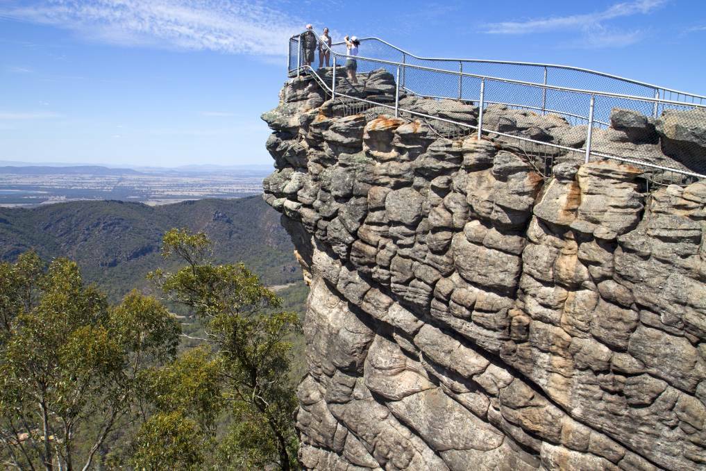 The Pinnacle walking track in the Grampians. Picture: Andrew Bain 
